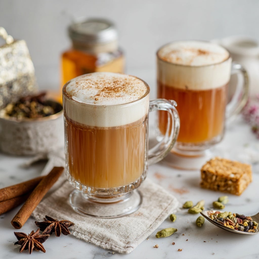 Iced Pumpkin Cream Chai Tea Latte Recipe - Recipe Image