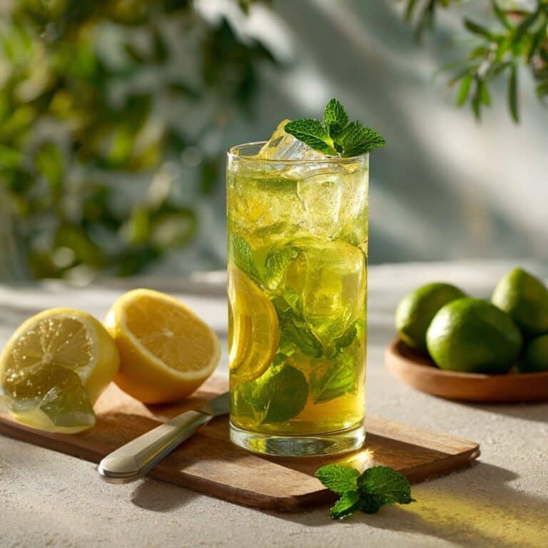 Refreshing Thai Basil Lime Tea Recipe