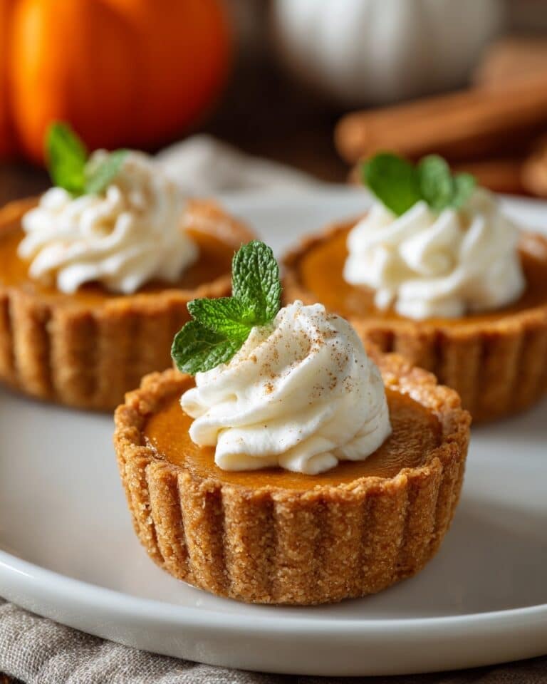Mini No-Bake Pumpkin Cheesecakes Recipe