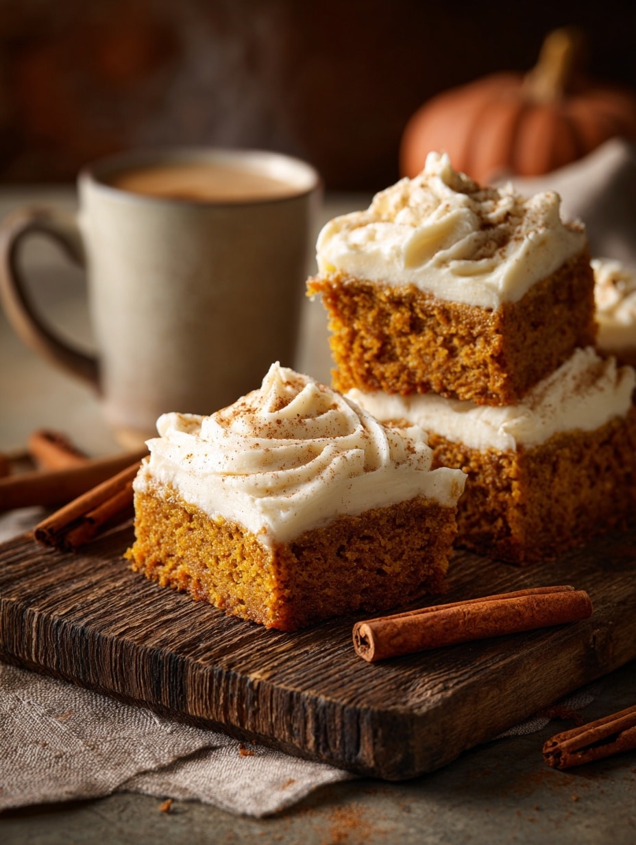 Pumpkin Cheesecake Bars Recipe - Recipe Image