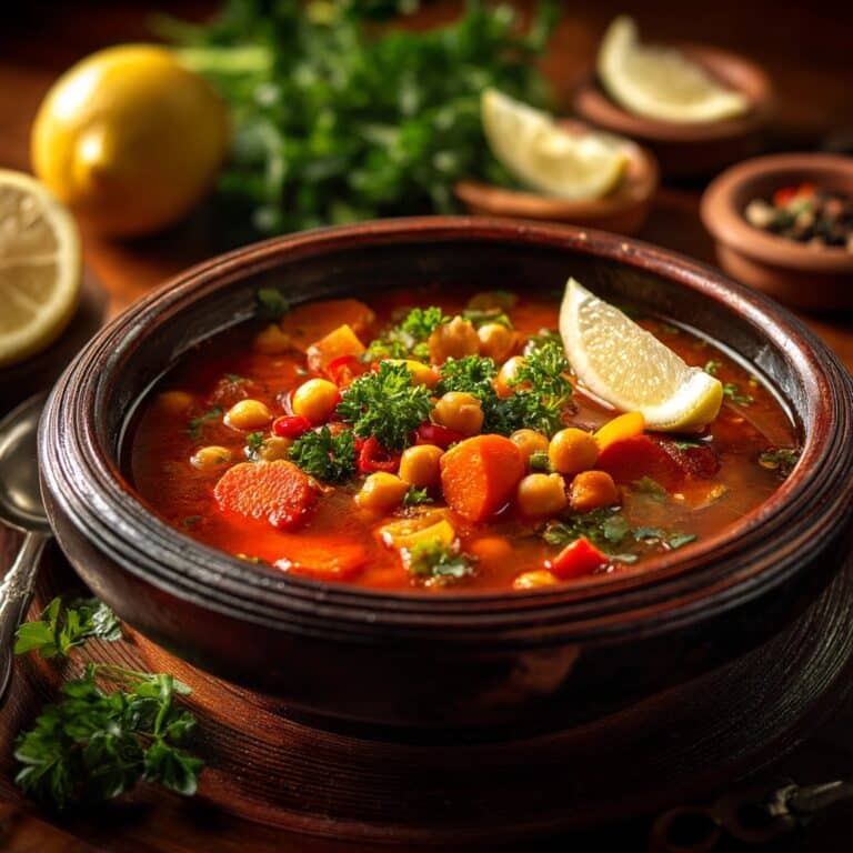 Moroccan Chickpea Soup Recipe