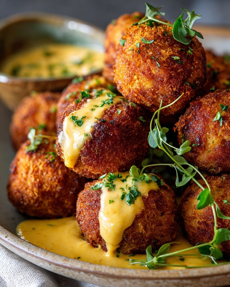 Reuben Balls with Spicy Thousand Island Dipping Sauce Recipe - Recipe Image