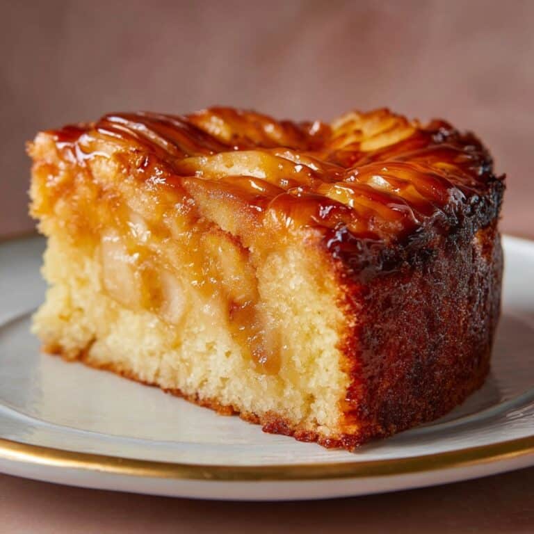 Spiced Pear Upside-Down Cake Recipe