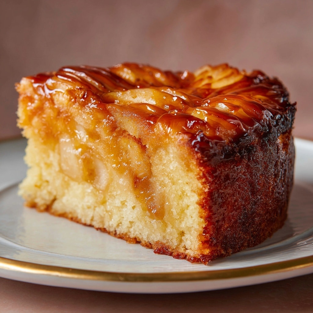 Spiced Pear Upside-Down Cake Recipe - Recipe Image