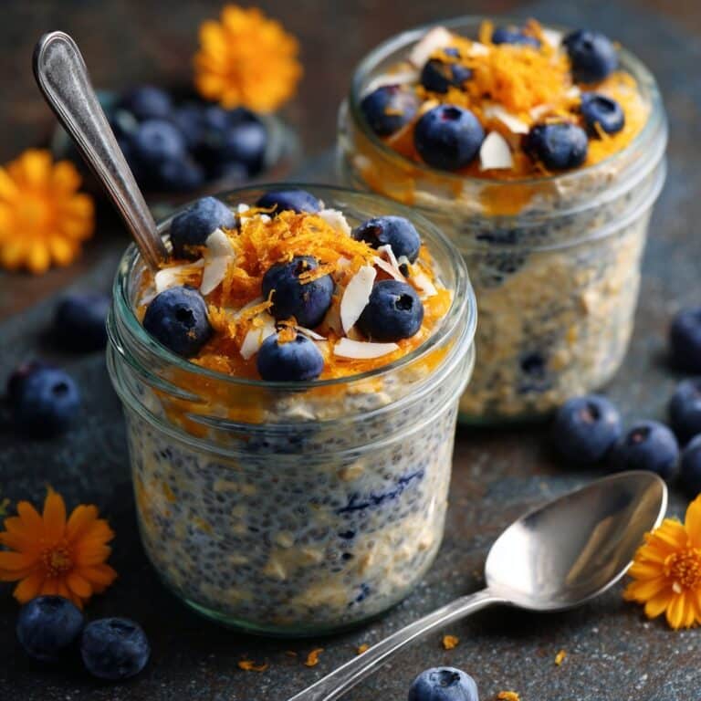 Creamy Ube Overnight Oats Recipe