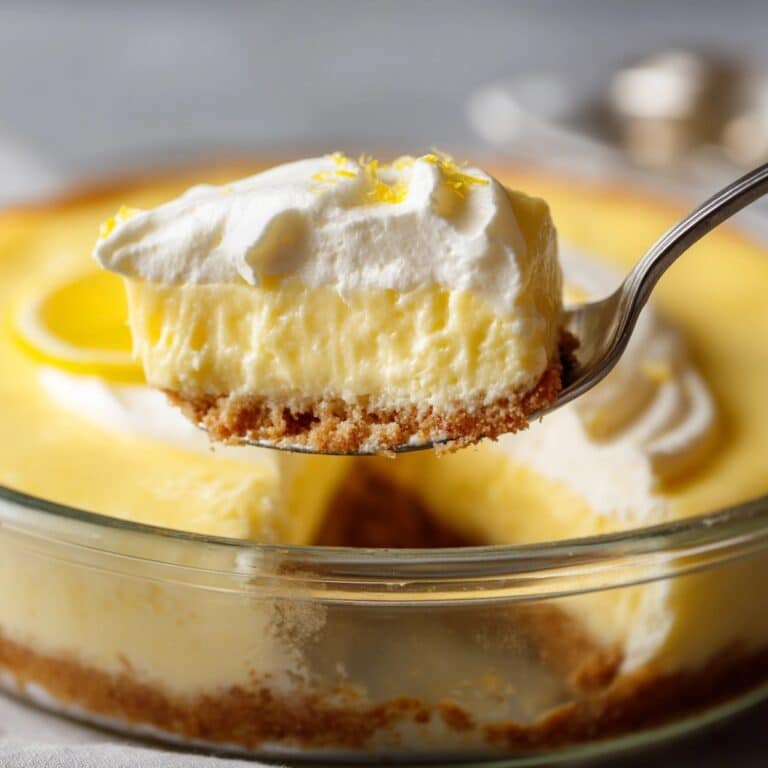 4-Ingredient Lemon Cream Cheese Dump Cake Recipe