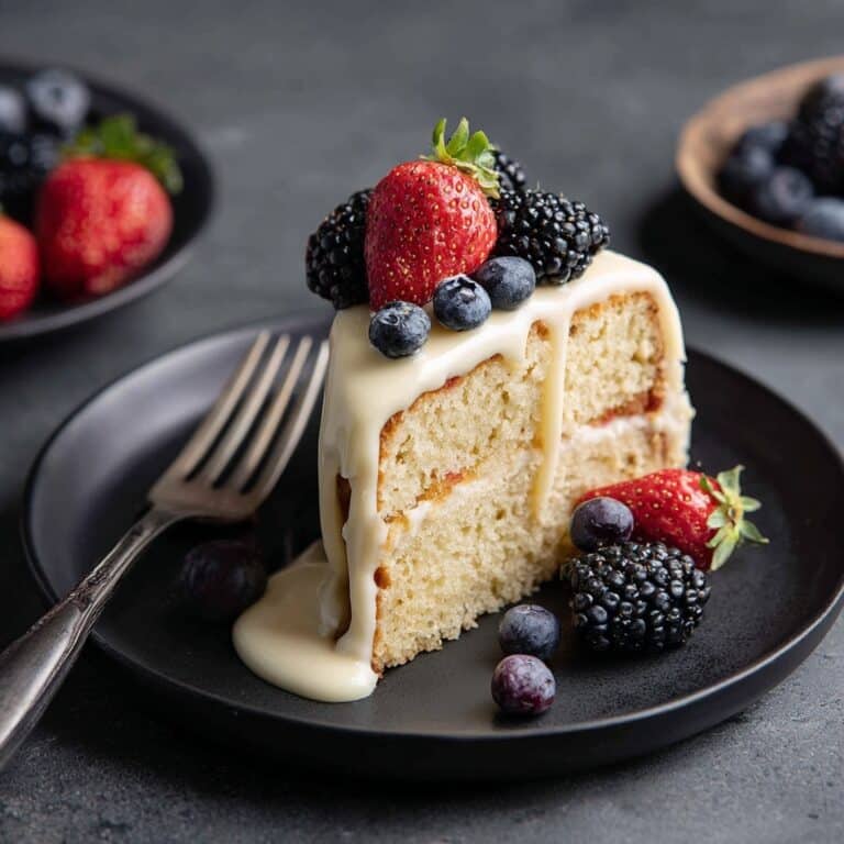 Summer Berry Poke Cake Recipe