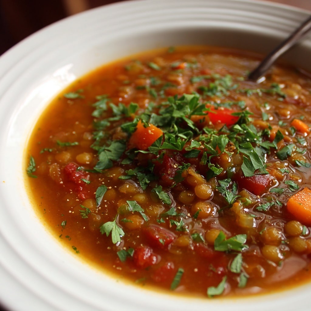 Hearty Italian Lentil Soup Recipe - Recipe Image