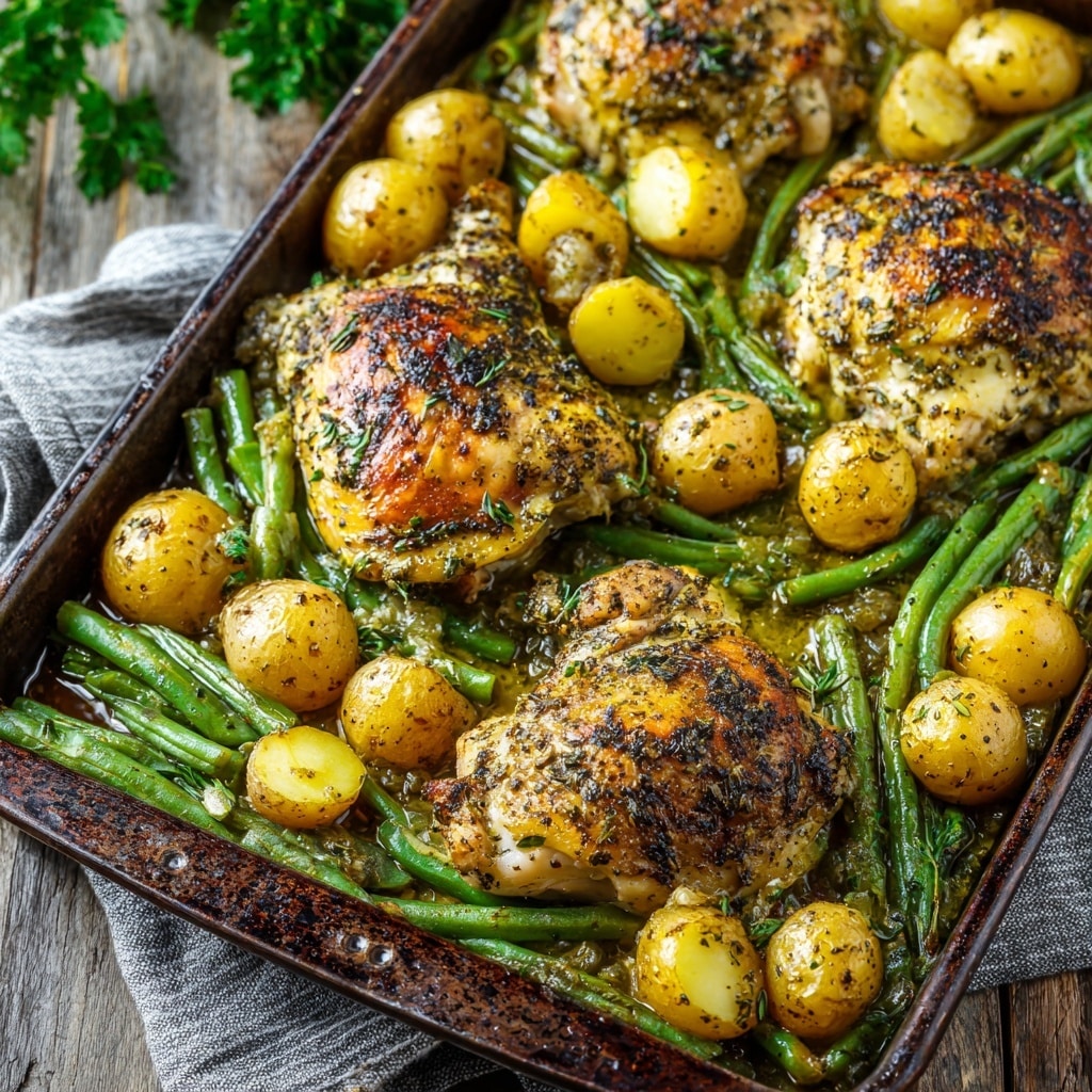 One-Pan Balsamic Chicken with Vegetables Recipe - Recipe Image