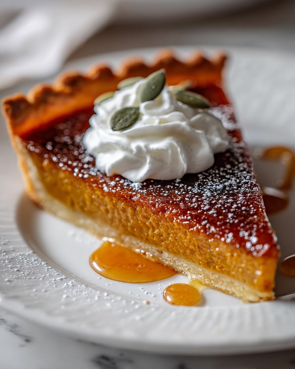 Brûlée Pumpkin Pie Recipe - Recipe Image