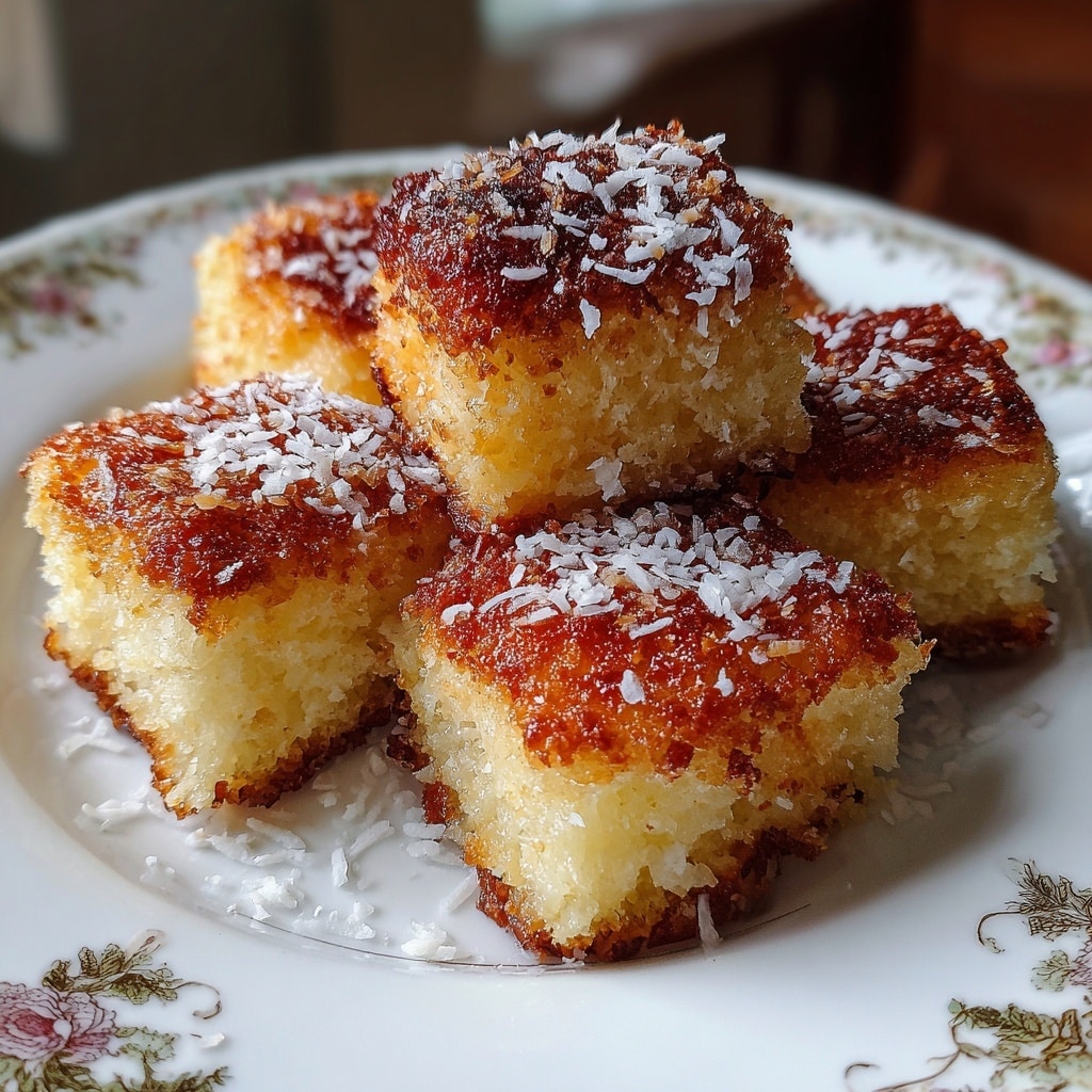 Portuguese Coconut Cakes (Bolos de Coco) Recipe - Recipe Image
