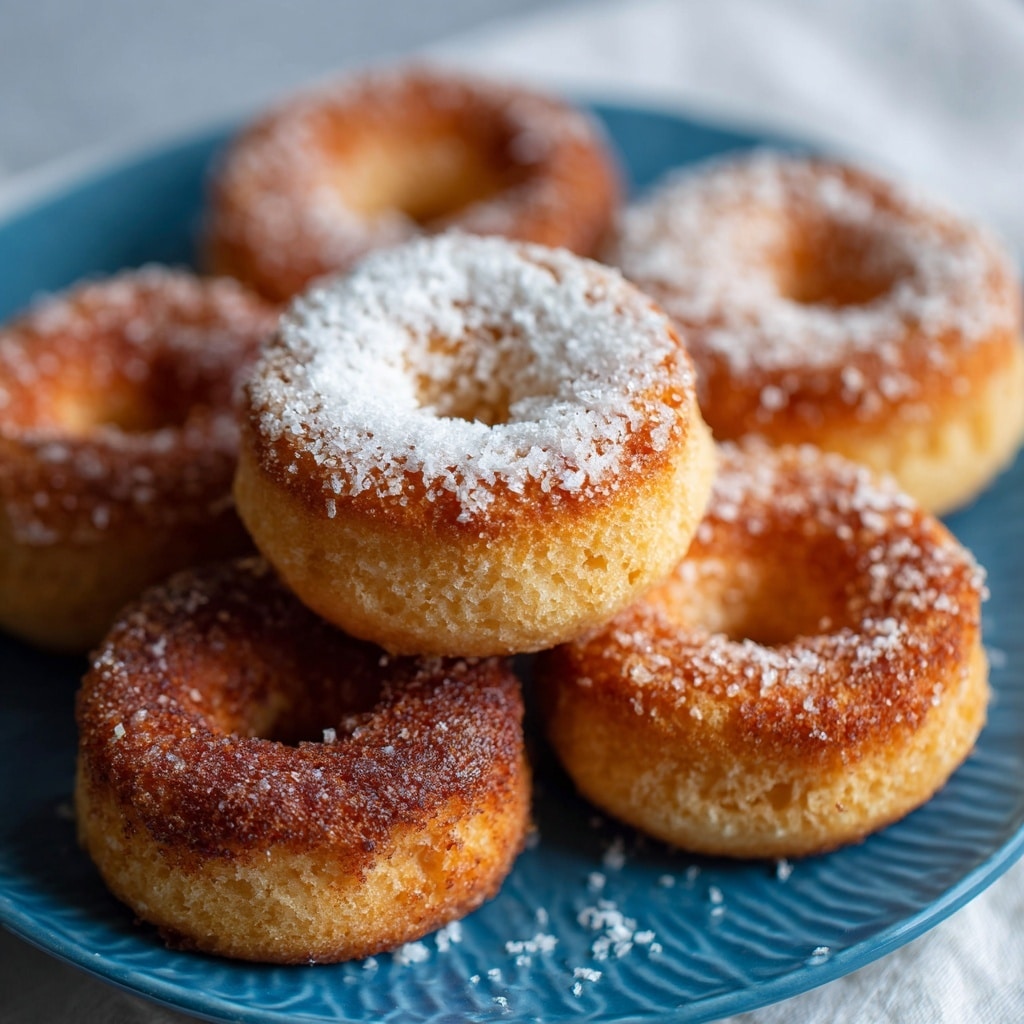Delicious Coffee Cake Donuts with Crunchy Crumb Topping Recipe - Recipe Image
