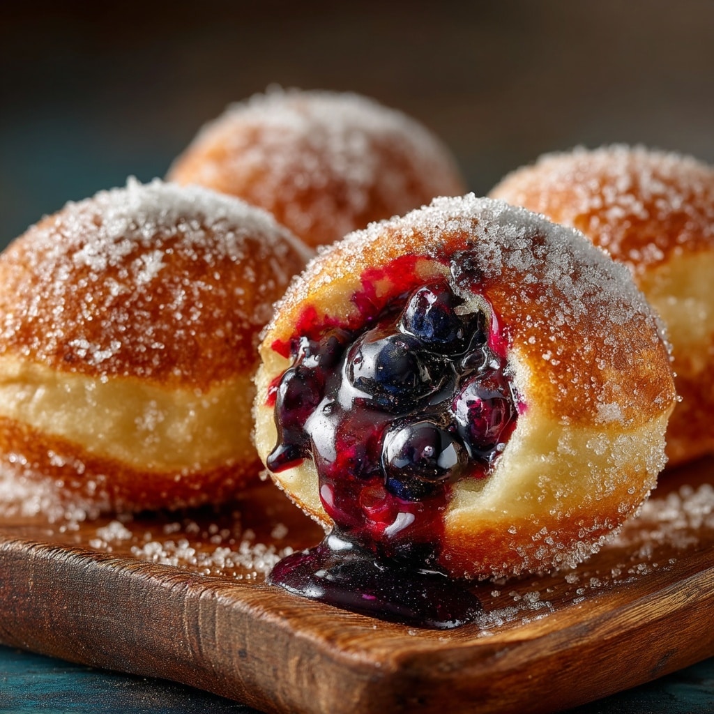 Air Fryer Blueberry Cottage Cheese Donut Holes Recipe - Recipe Image