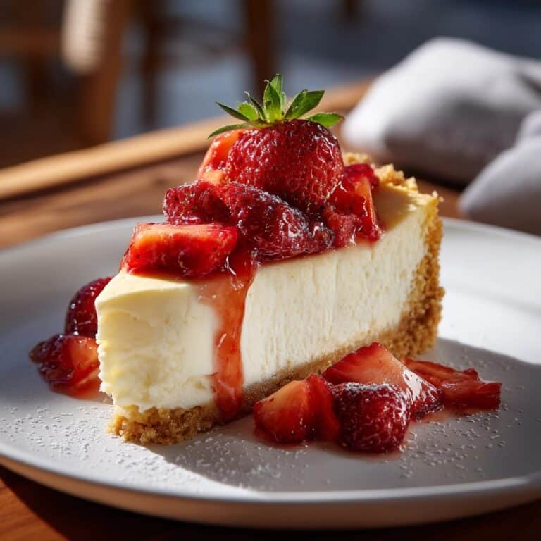 Strawberry Swirl Cheesecake Recipe