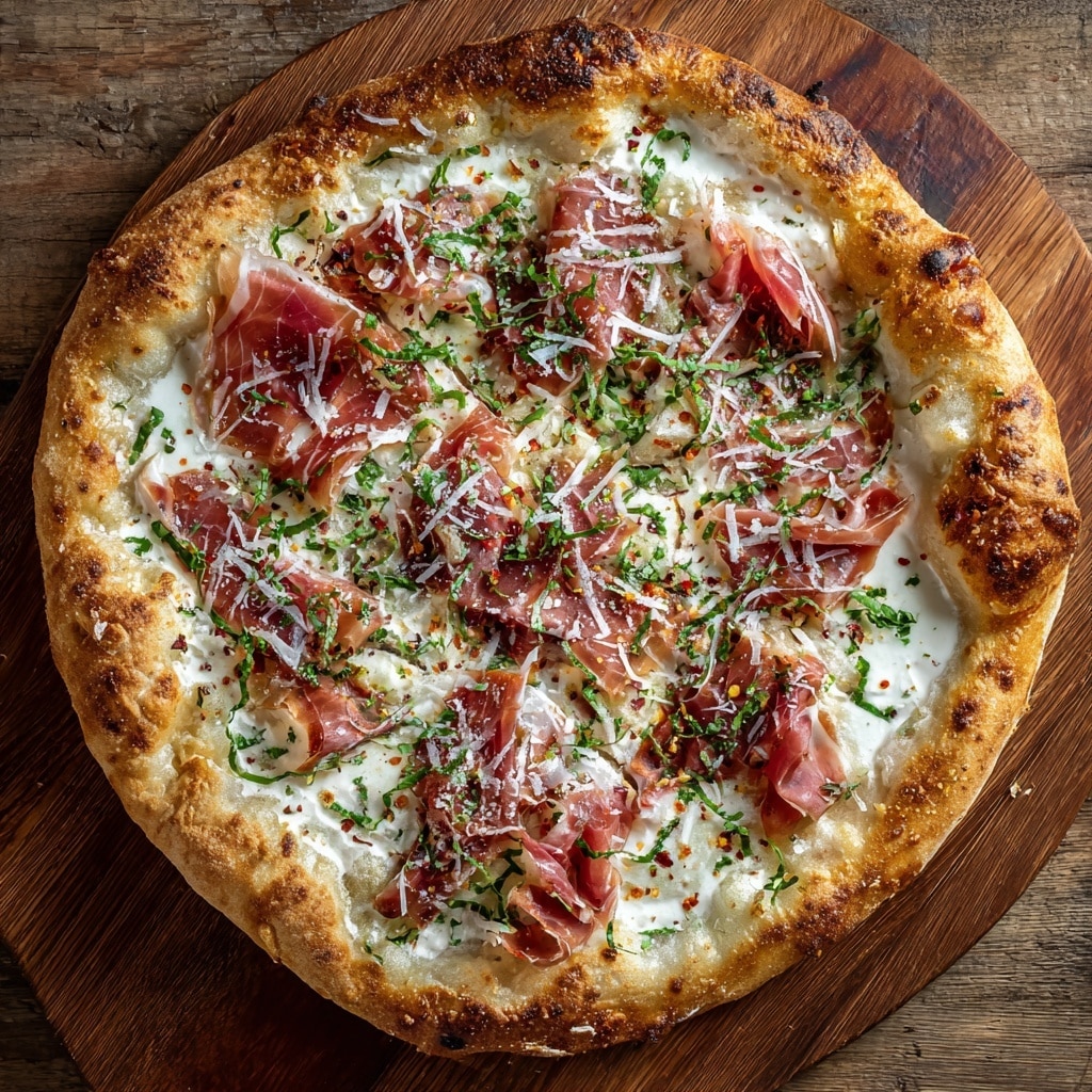 Arugula Salami Pizza Recipe - Recipe Image