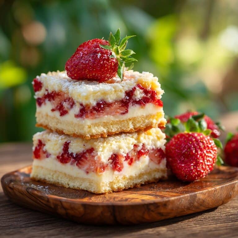 Strawberry Pie Bars Recipe