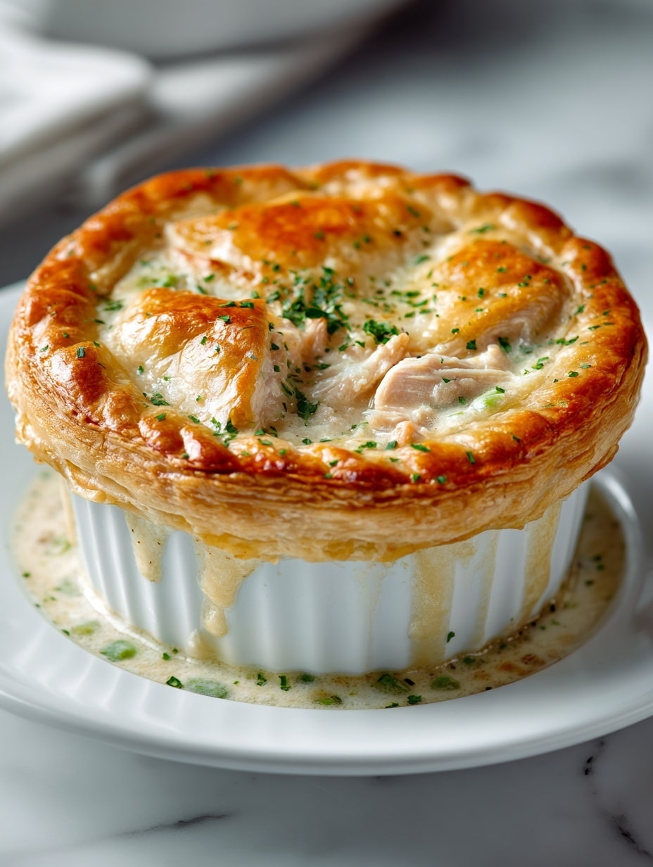 Easy Chicken & Leek Pot Pies Recipe - Recipe Image