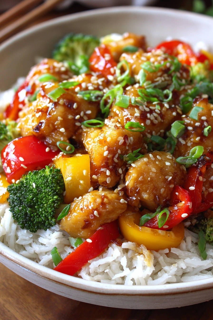 Instant Pot Sesame Chicken Recipe - Recipe Image