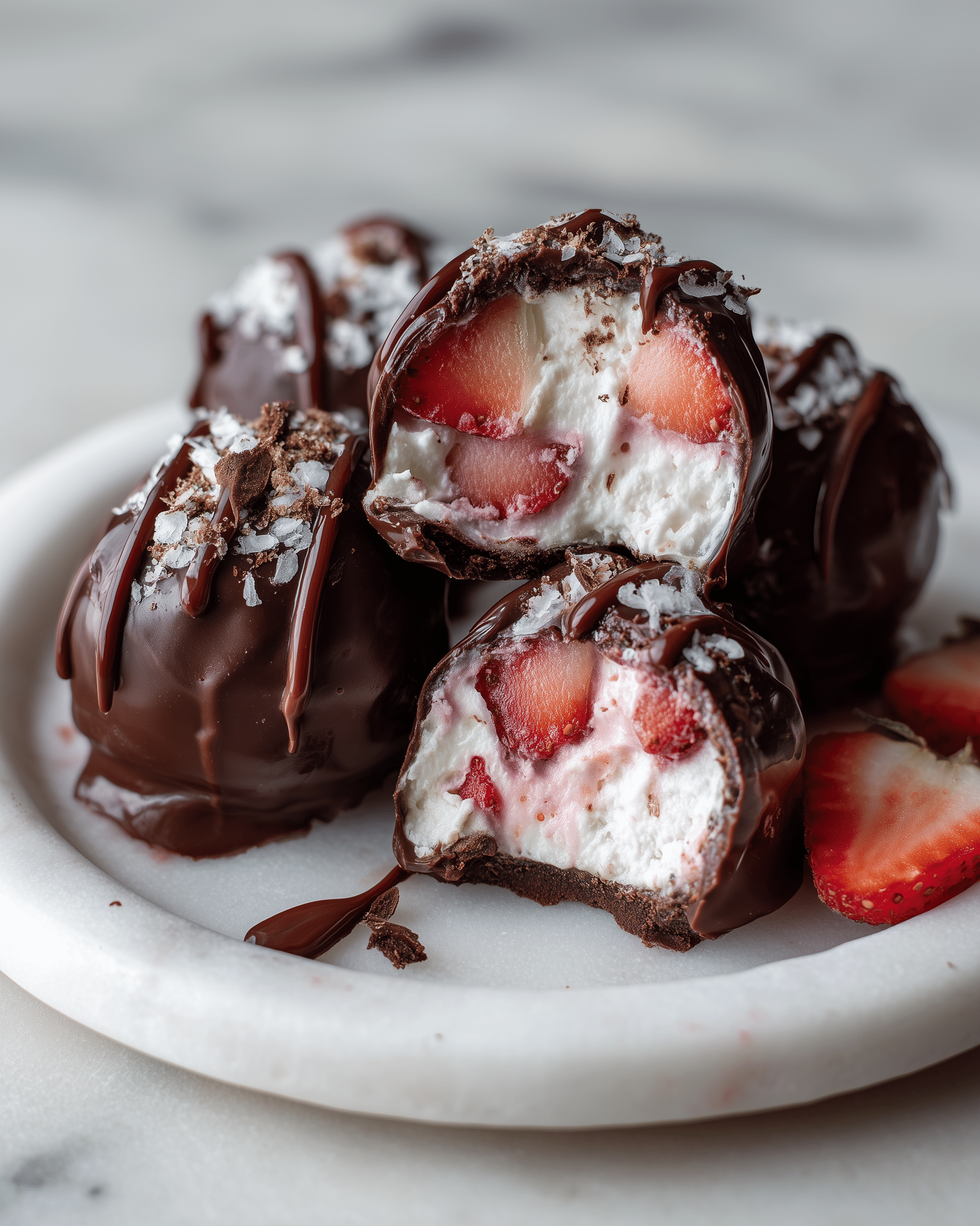 Strawberry Cake Truffles Recipe - Recipe Image