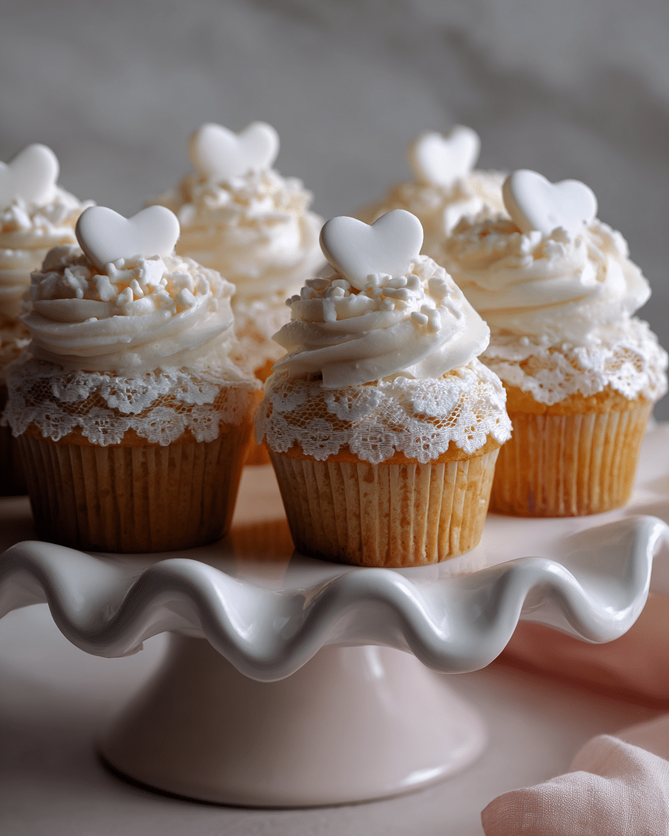 Vegan Vanilla Cupcakes with Fluffy Vanilla Icing Recipe - Recipe Image