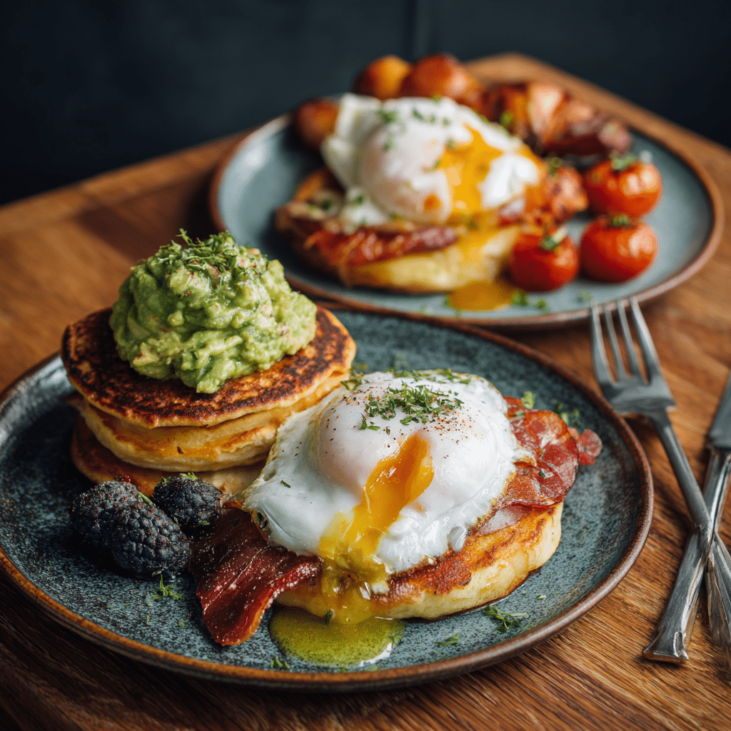 BLT Eggs Benedict Recipe - Recipe Image