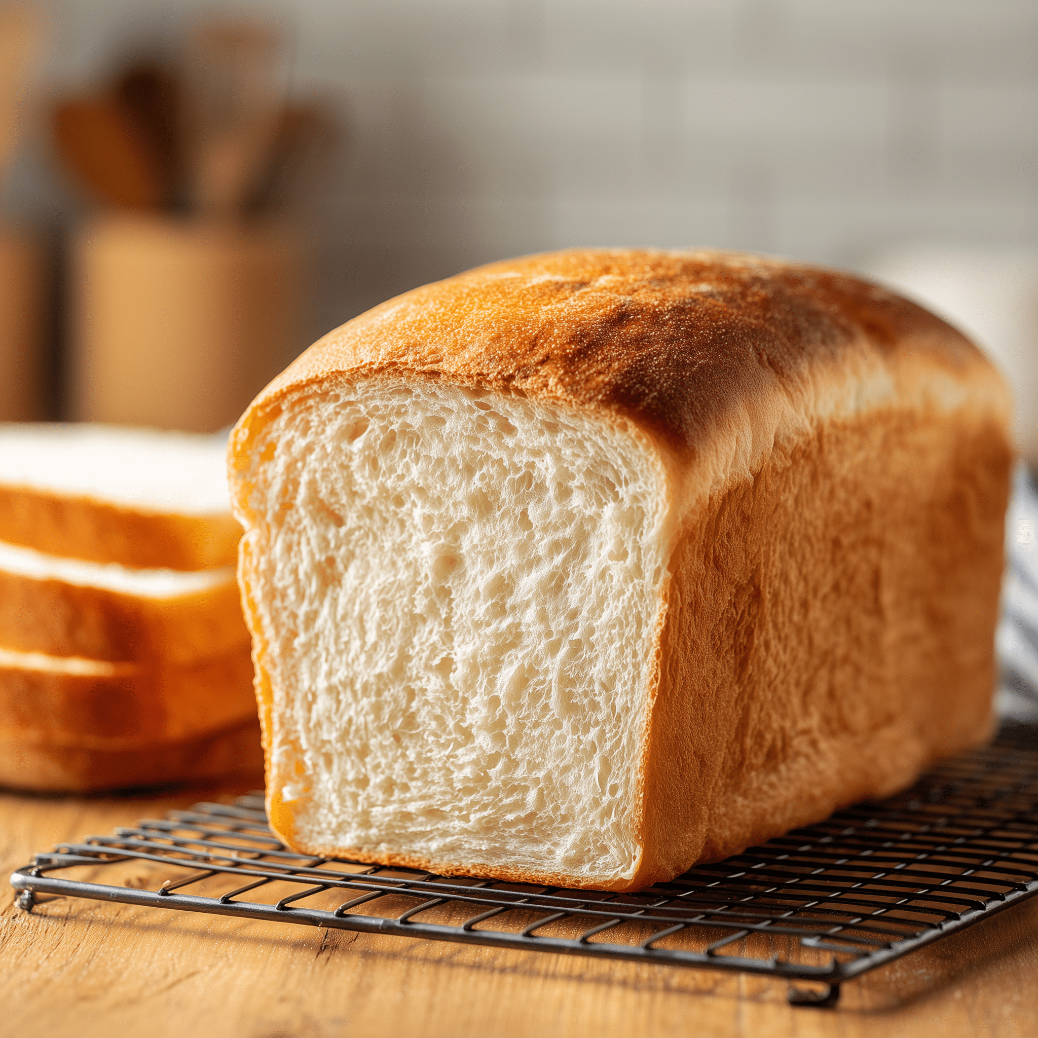 Easy Sourdough Sandwich Bread (Super Soft) Recipe - Recipe Image
