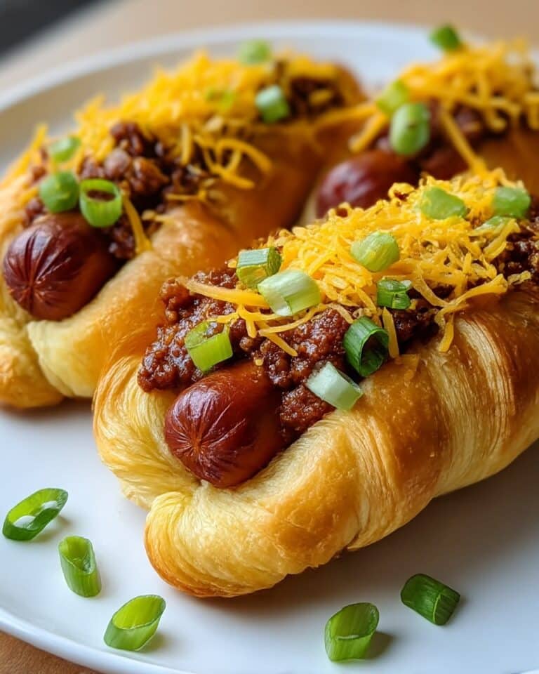 Crescent Roll Chili Dog Delights Recipe
