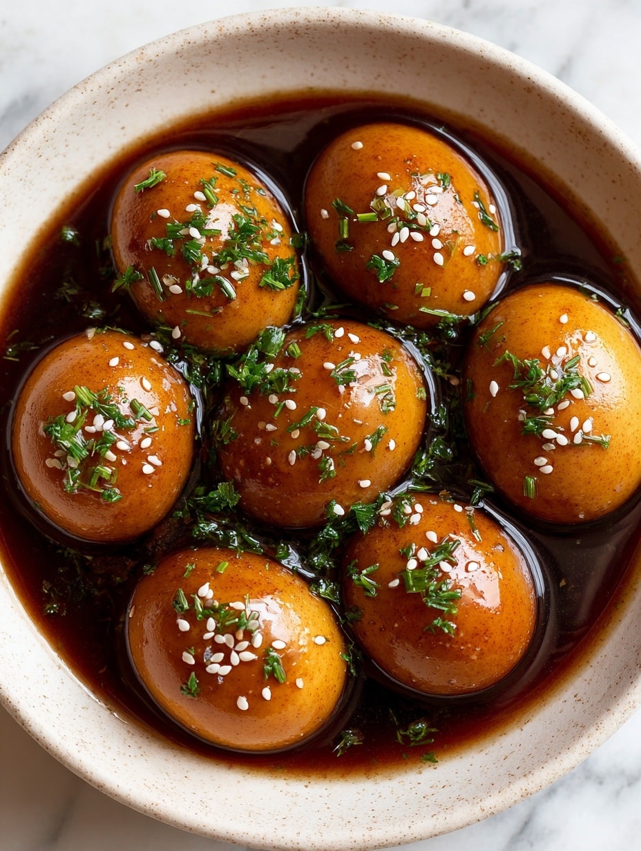 Korean Marinated Eggs Recipe - Recipe Image