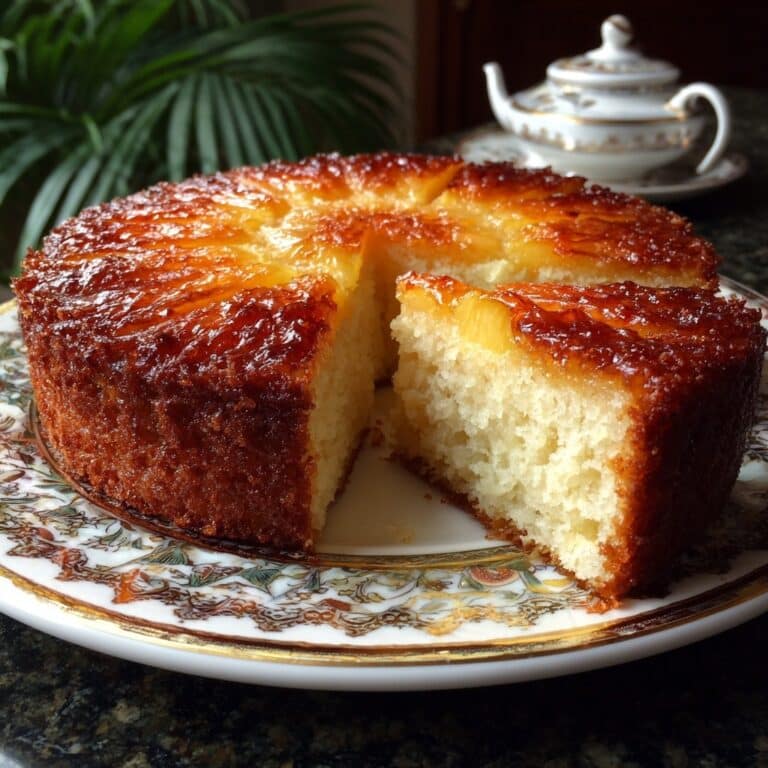 Bourbon Pineapple Upside Down Cake Recipe