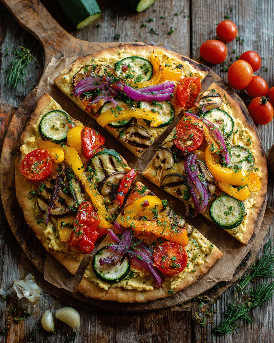 Mediterranean Pizza Recipe - Recipe Image