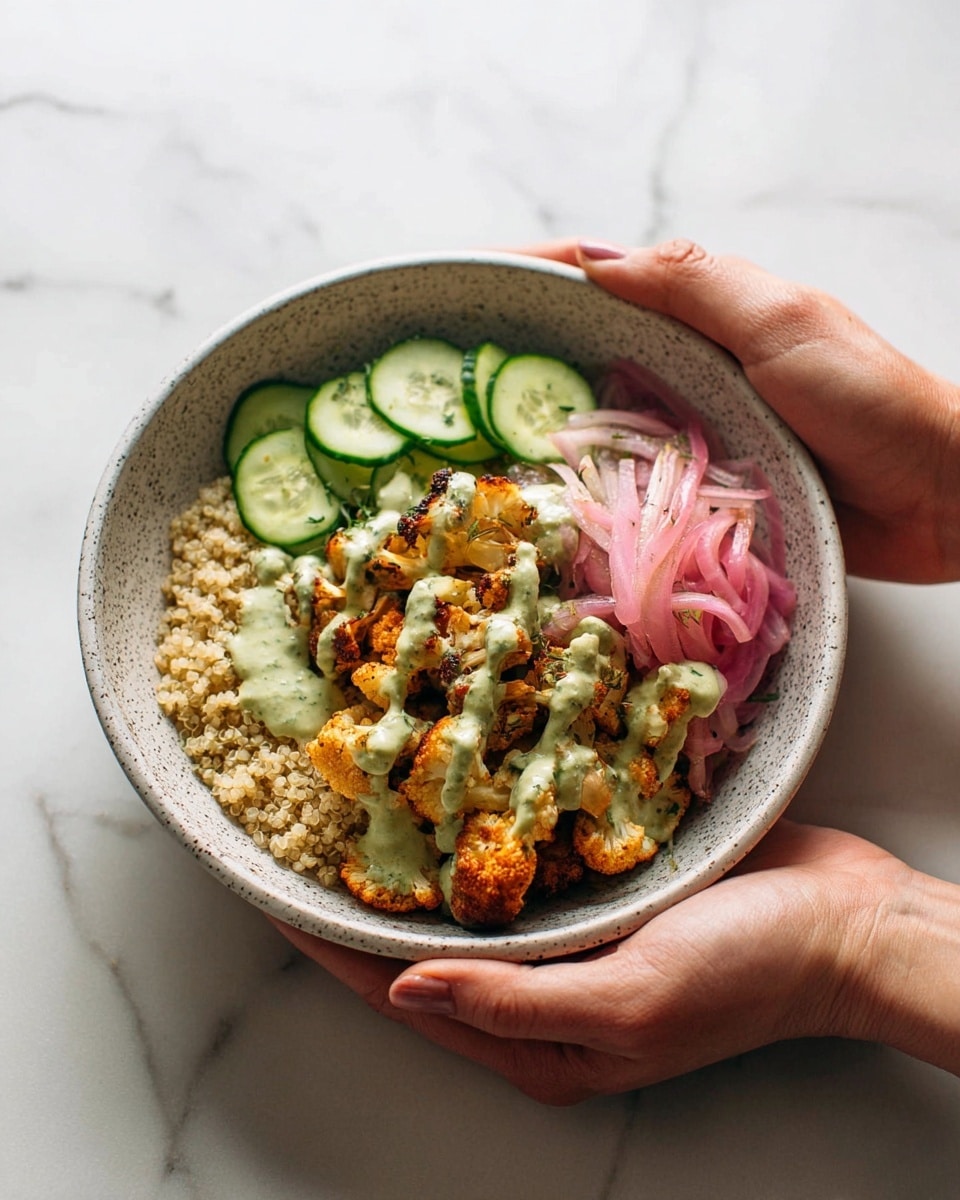 Crispy Chicken Tikka Bowls with Mint Sauce Recipe - Recipe Image