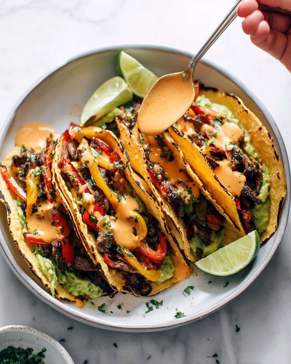 Vegan Sheet Pan Fajitas with Chipotle Queso Recipe - Recipe Image