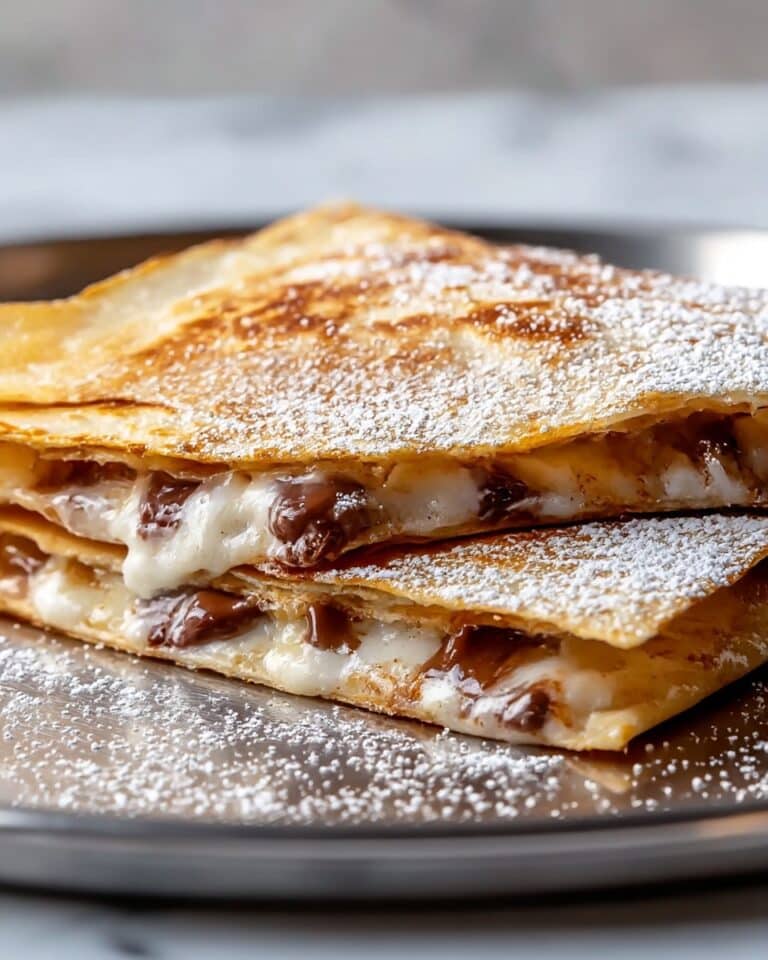 Homemade Blackstone S’mores Quesadilla Recipe