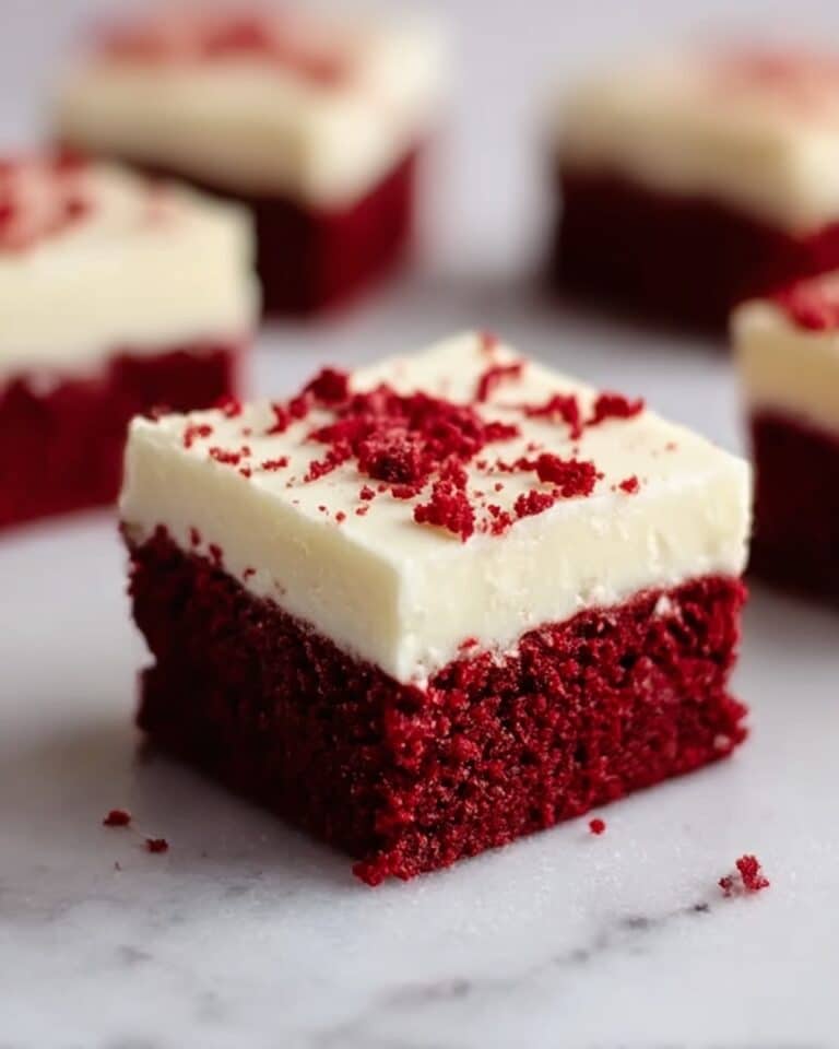 Red Velvet Brownies with Cream Cheese Frosting Recipe