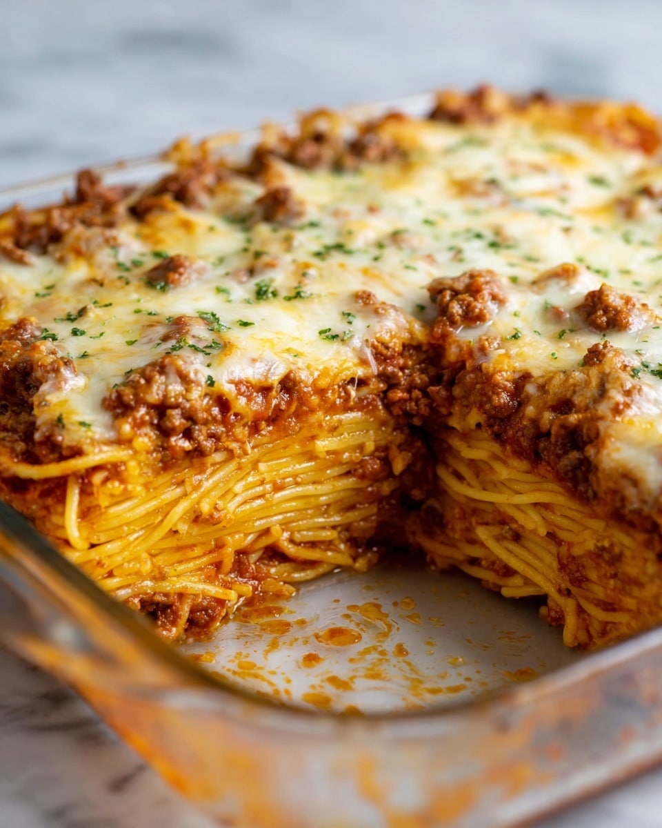 Million Dollar Spaghetti Casserole Recipe - Recipe Image