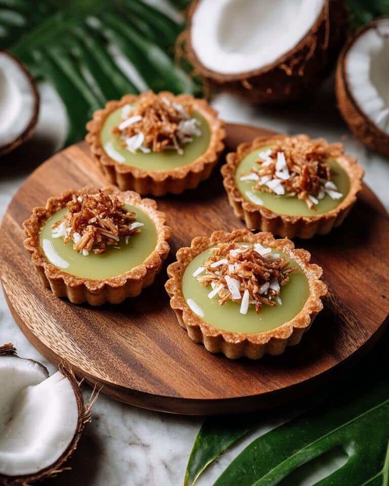 Thai Pandan Coconut Tarts Recipe