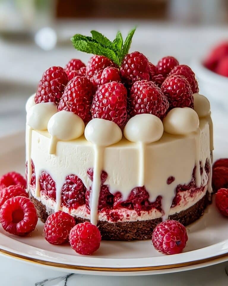 White Chocolate Raspberry Dream Cake : A Heavenly Dessert Recipe
