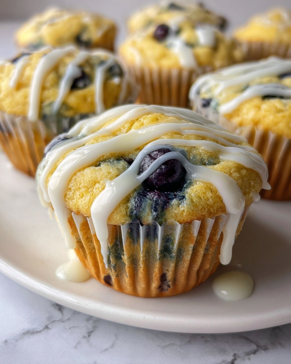 Lemon Blueberry Cupcakes Recipe - Recipe Image