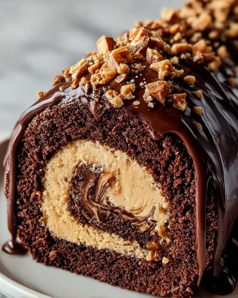 Peanut Butter Cup Chocolate Roll Recipe