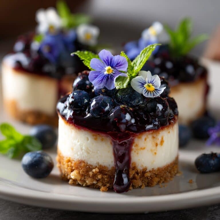 Lemon & Blueberry Cheesecake Tart Recipe
