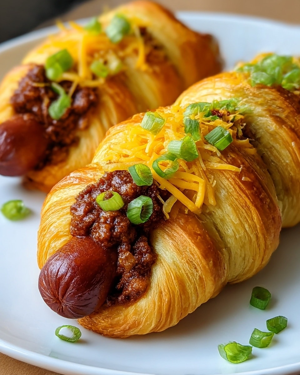 Crescent Roll Chili Dog Delights Recipe - Recipe Image