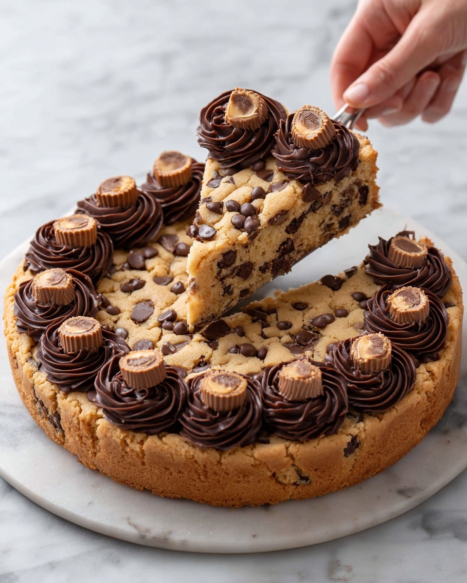 Reese's Peanut Butter Cookie Cake Recipe - Recipe Image