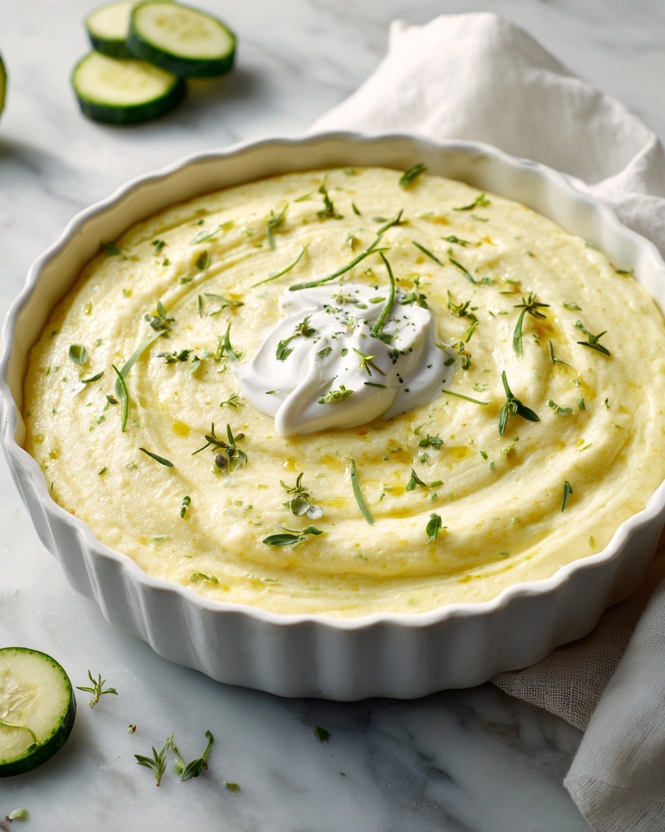 Creamy Potato & Zucchini Soup Recipe - Recipe Image