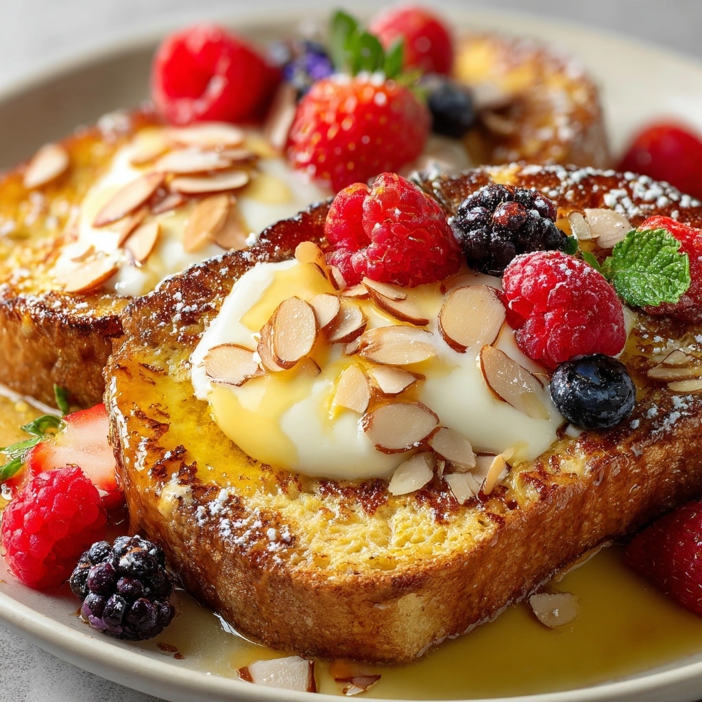 Baked Strawberries and Cream French Toast Recipe - Recipe Image