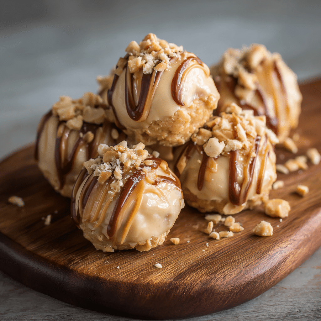 High Protein Frozen Peanut Butter Greek Yogurt Bites Recipe - Recipe Image