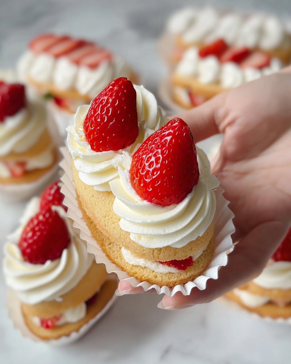 Strawberry Cake Taco Recipe - Recipe Image