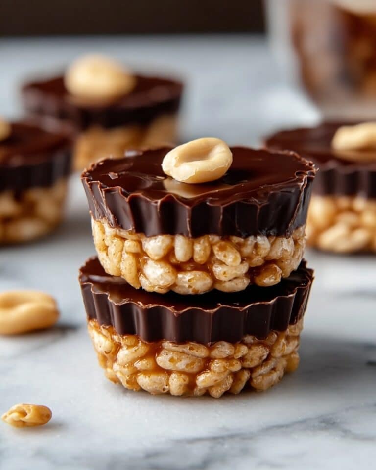 Chocolate Peanut Butter Rice Krispie Cups Recipe