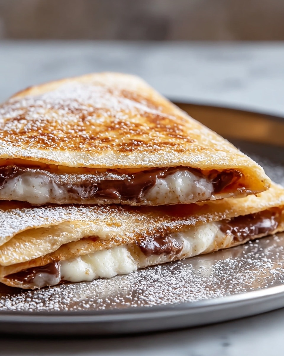 Homemade Blackstone S'mores Quesadilla Recipe - Recipe Image