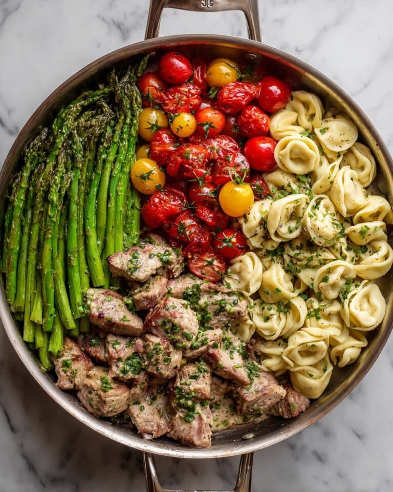 Pesto Chicken Tortellini with Veggies Recipe