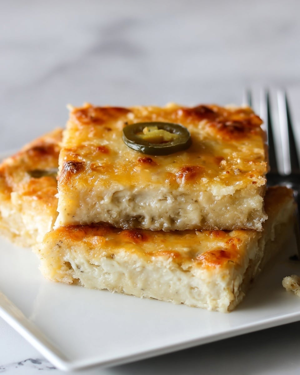 Green Chile Cheese Squares Recipe - Recipe Image